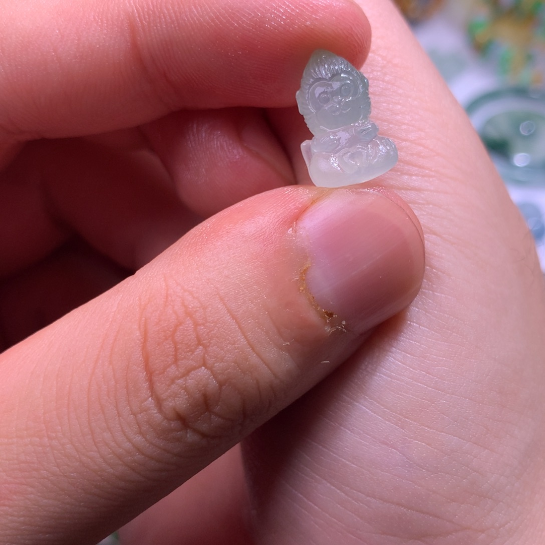 定制翡翠未镶嵌毛货