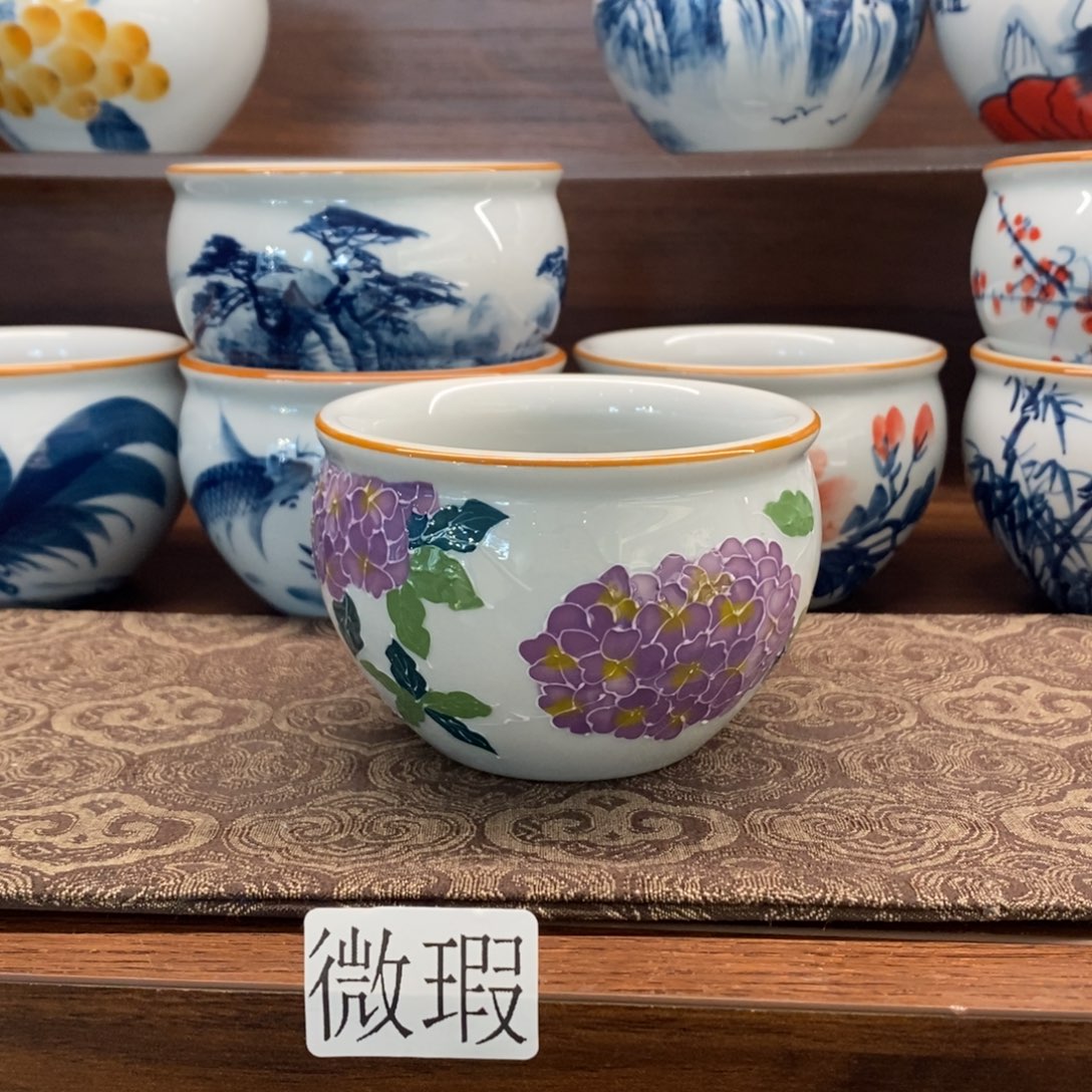 釉下彩手工绘制手工绘制