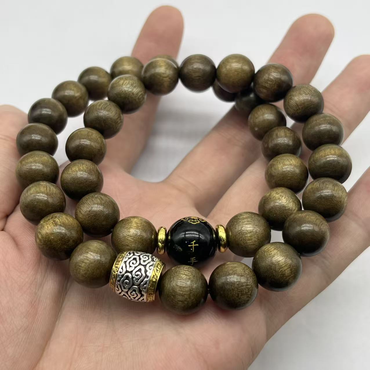 金丝楠老料八大守护卡12双圈无礼盒 A008