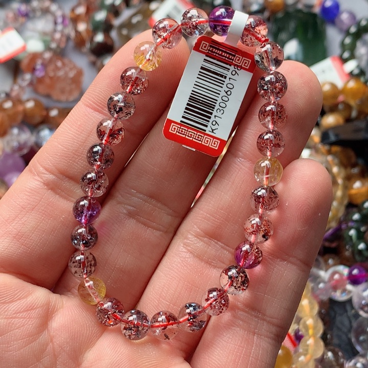 水晶手串未镶嵌天然