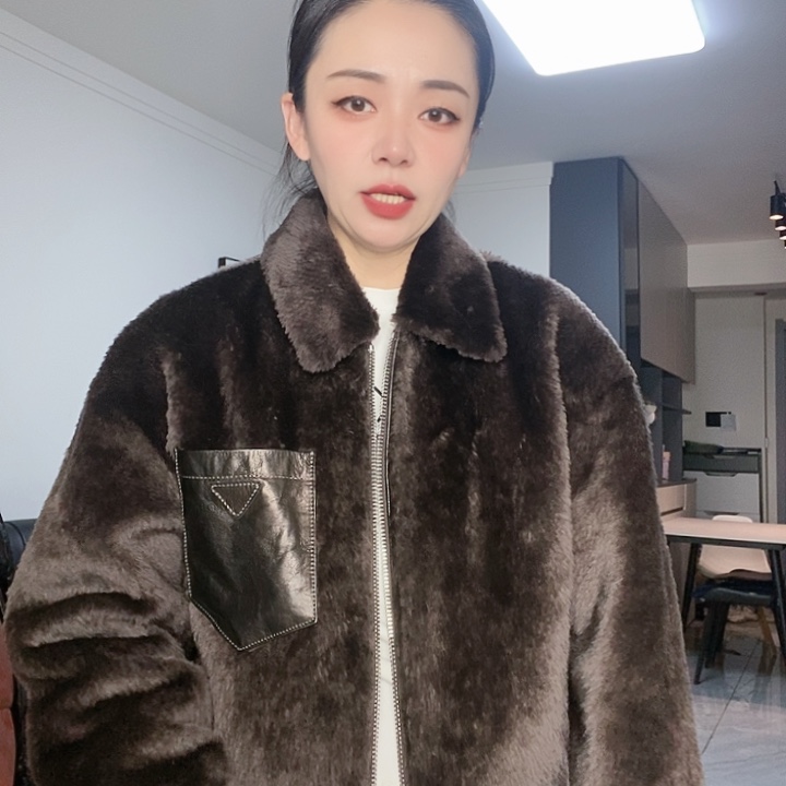 绵羊皮拉贡皮毛一体L120斤，XL130斤拍下备注尺码