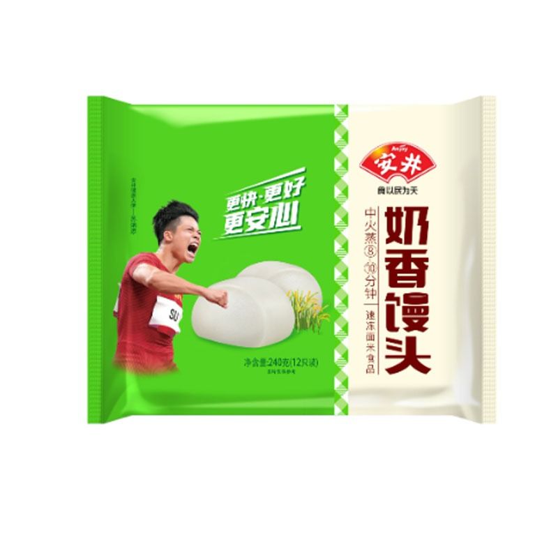 【安井】安井牛奶馒头240g/袋