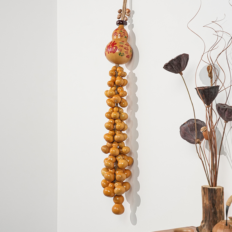  匠心手作｜天然葫芦平安福子母串国风彩绘工艺拒绝千篇一律的装饰
