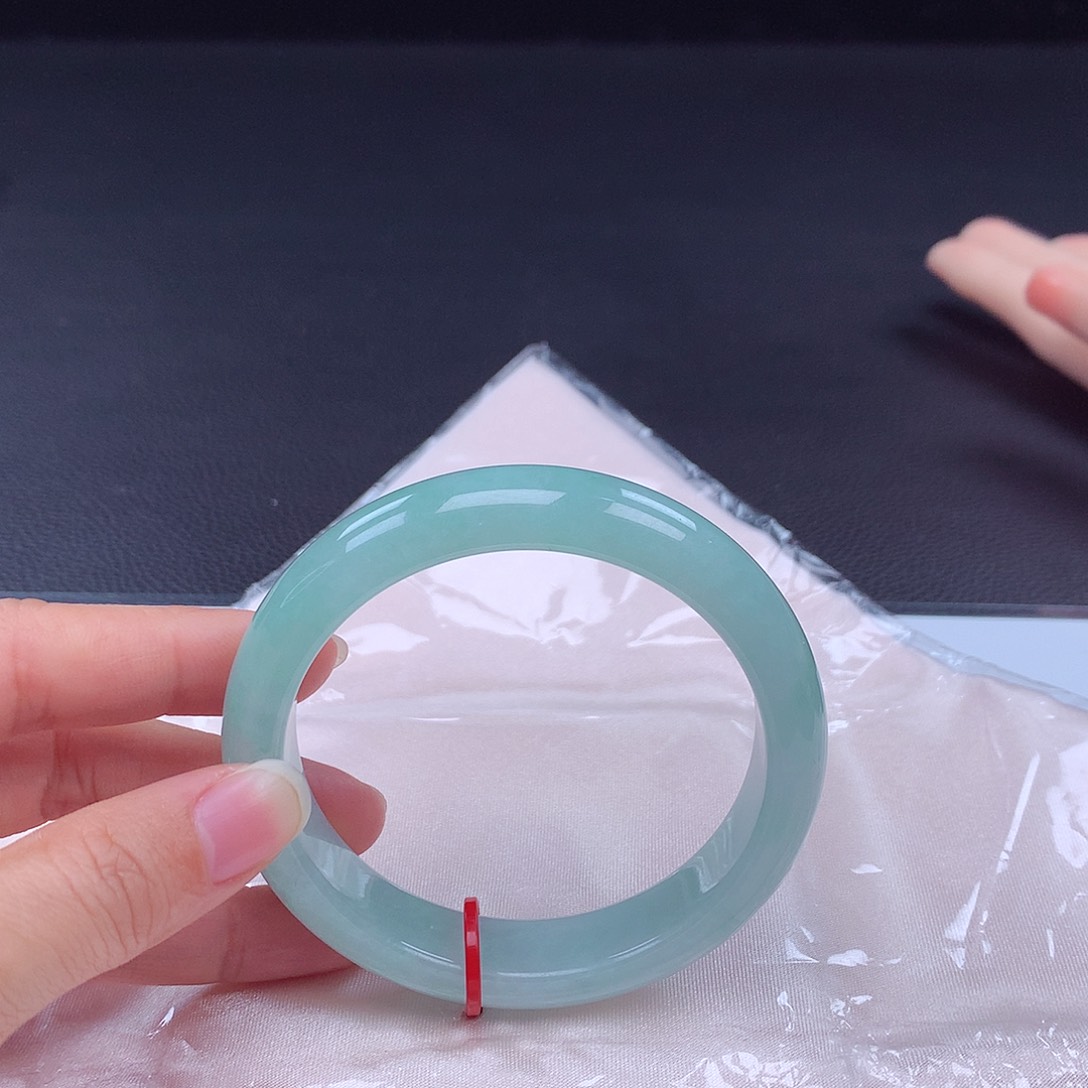 翡翠手镯未镶嵌记**我手镯001763