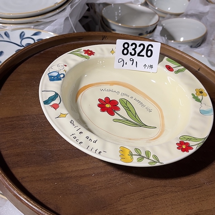 瓷微瑕外贸餐具8326