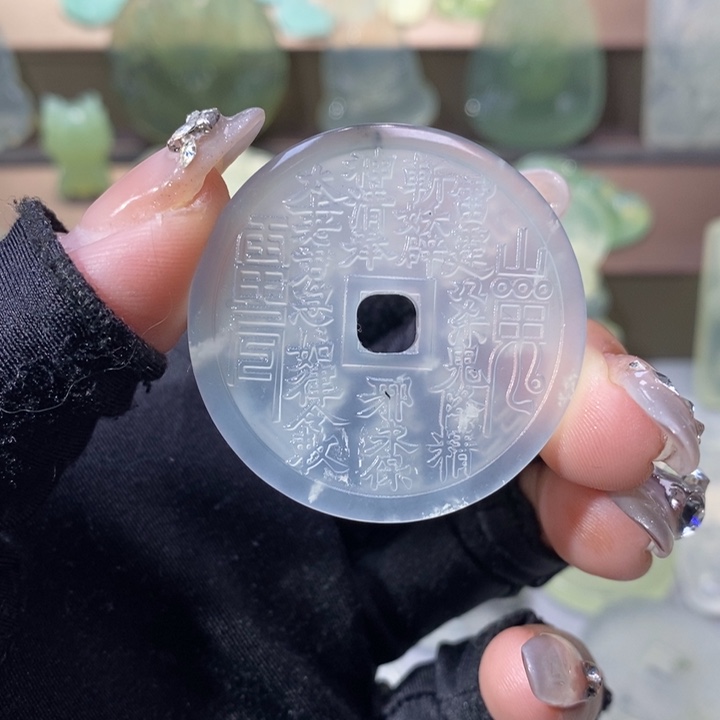 岫玉吊坠未镶嵌吊坠