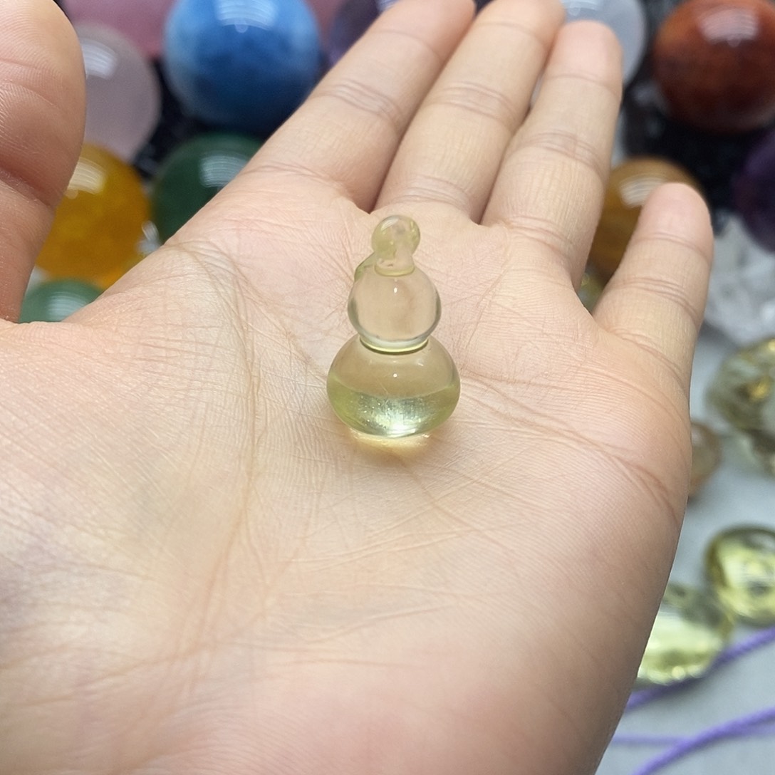 黄晶摆件未镶嵌摆件