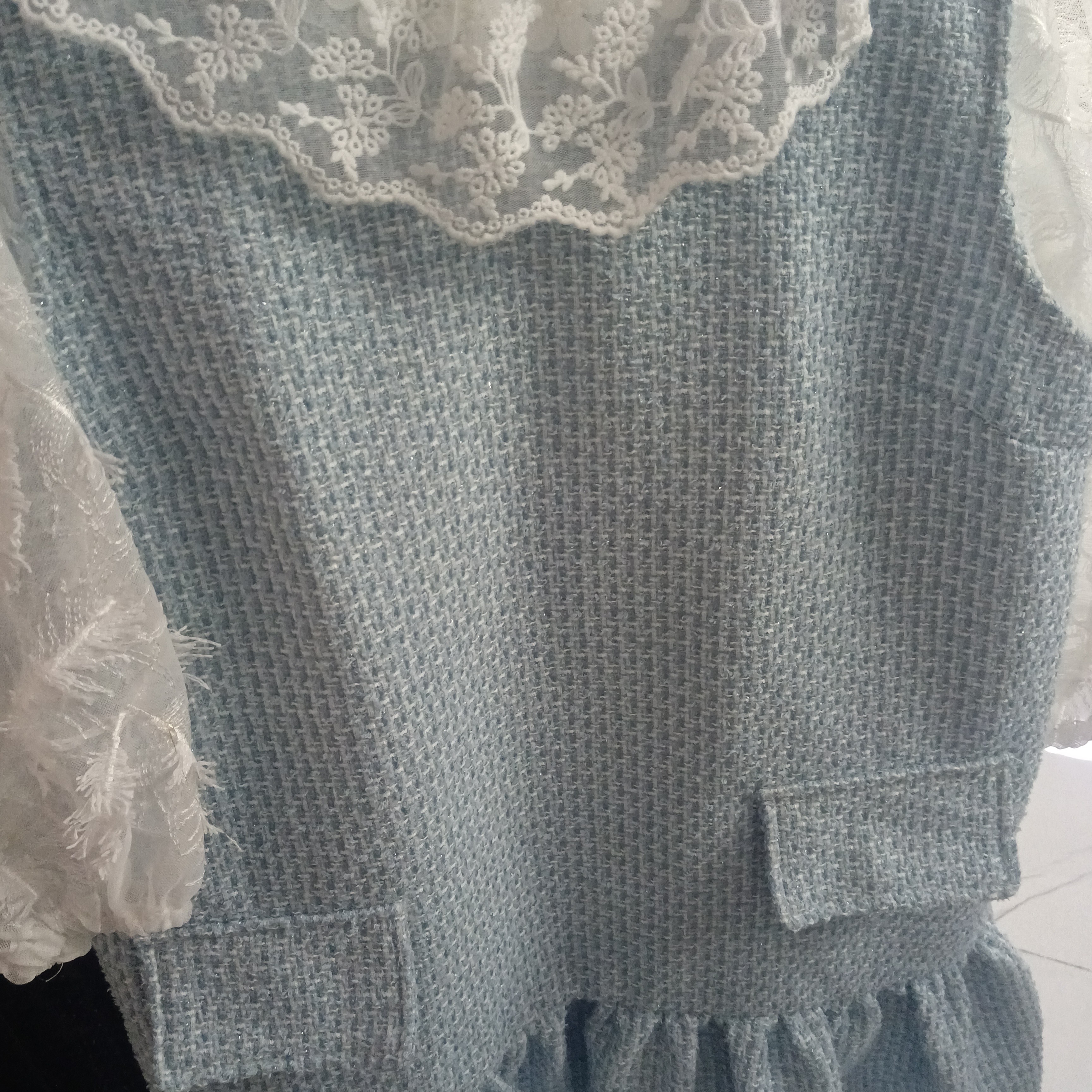 秋季新款国风马甲裙时尚套装