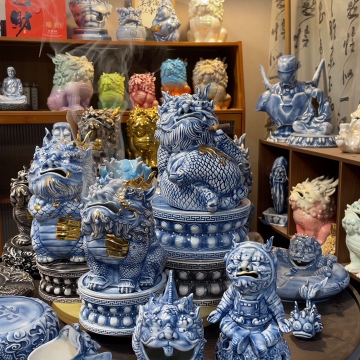 树***瓷片摆件1111111111111