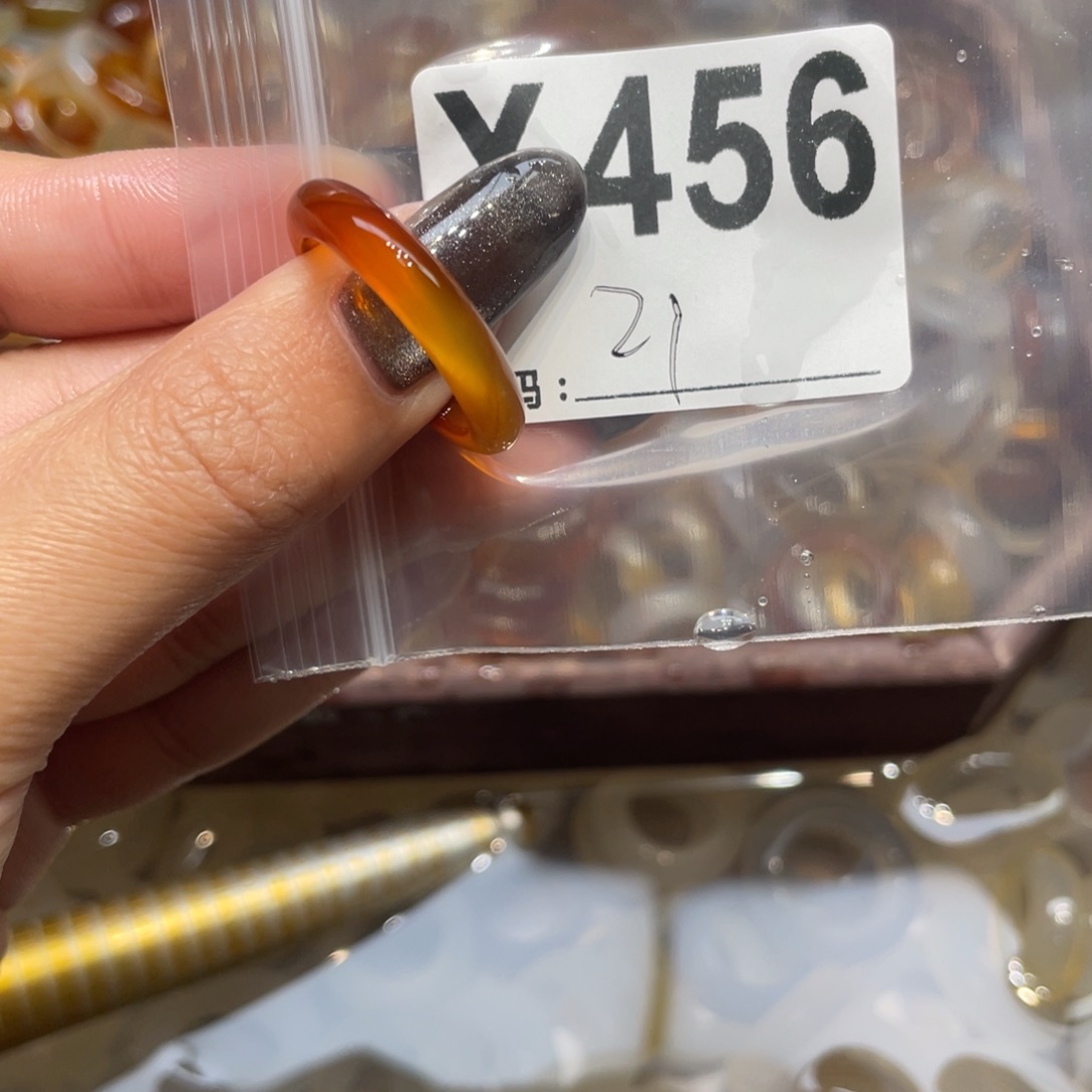 玛瑙/玉髓未镶嵌戒指456