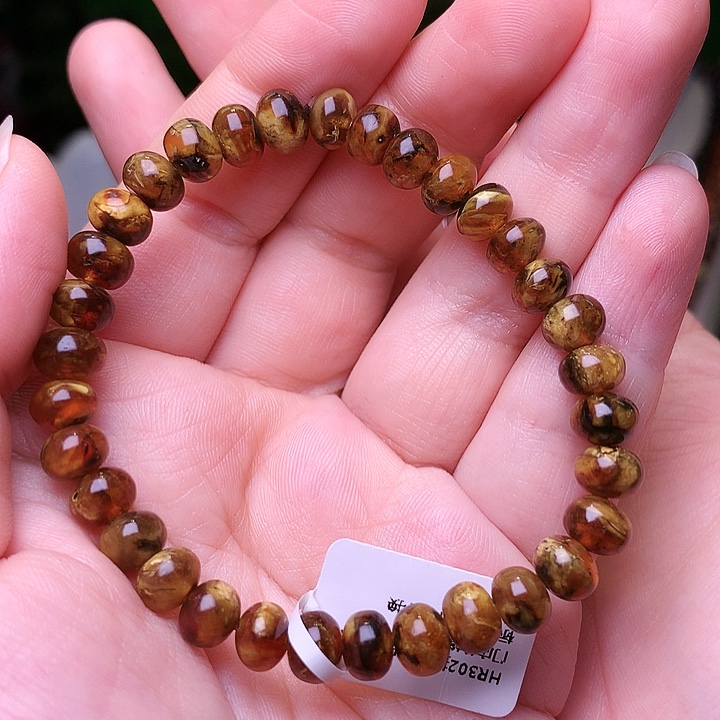 琥珀未镶嵌裸石抚顺琥珀7-302