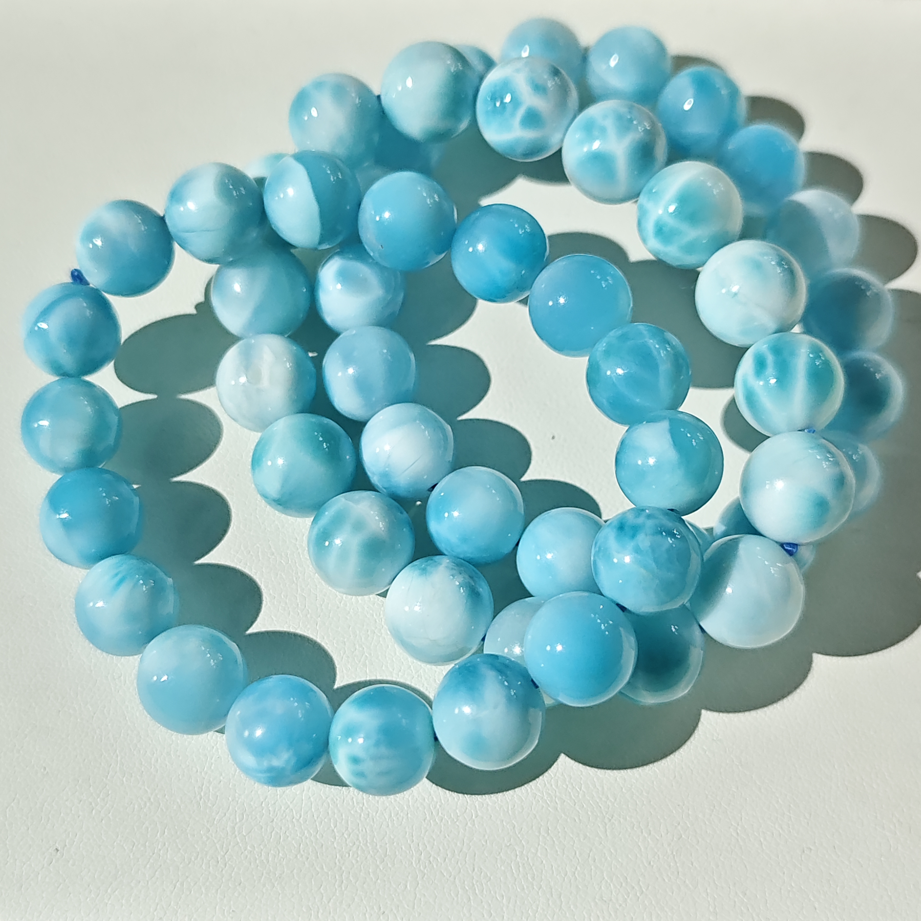 天然海纹石单圈手链  多样性发一件 约12mm 7343XC