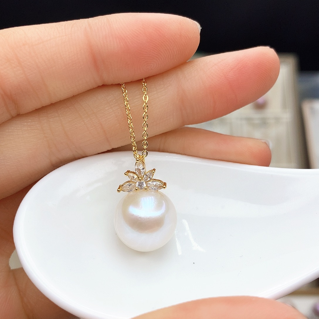 淡水珍珠颈饰合金