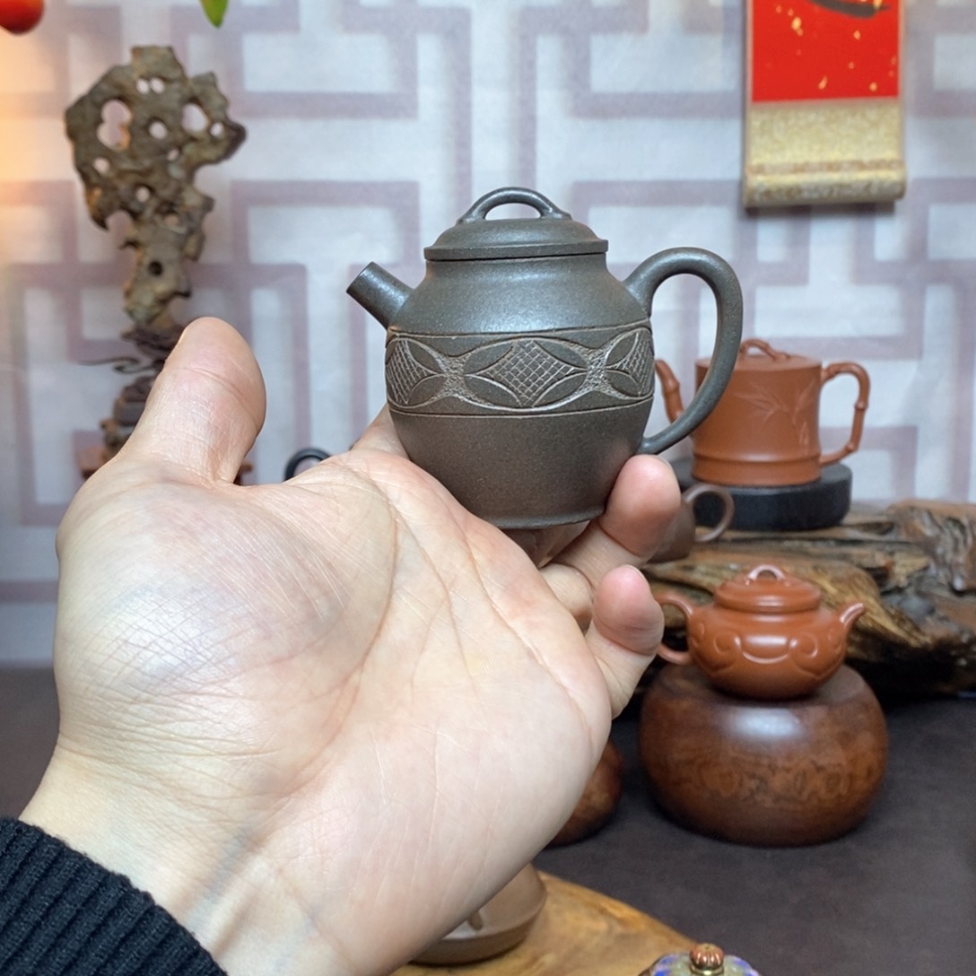 紫砂茶具老段还原烧瓦罐