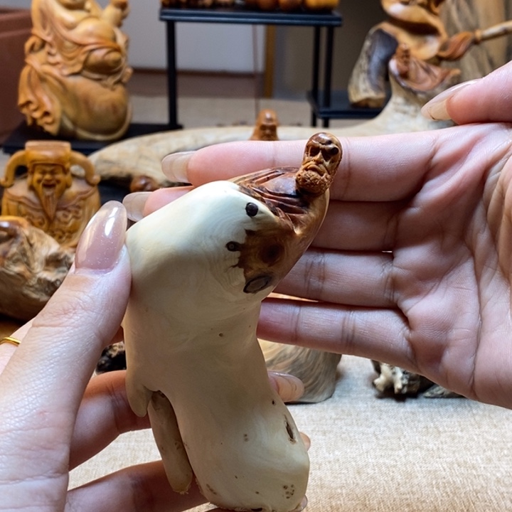 柏木双色黑油玉化达摩