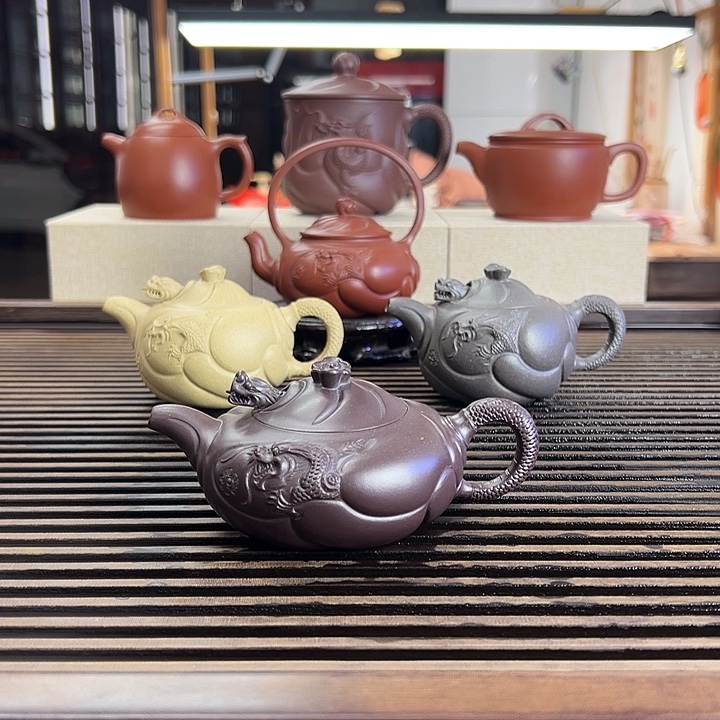 紫砂茶壶福利款鱼化龙