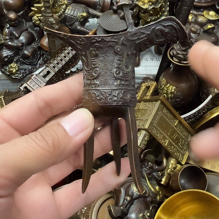顺顺利利，铜器摆件