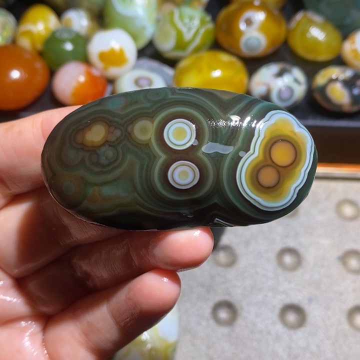 未镶嵌玛瑙/玉髓珠宝半成品