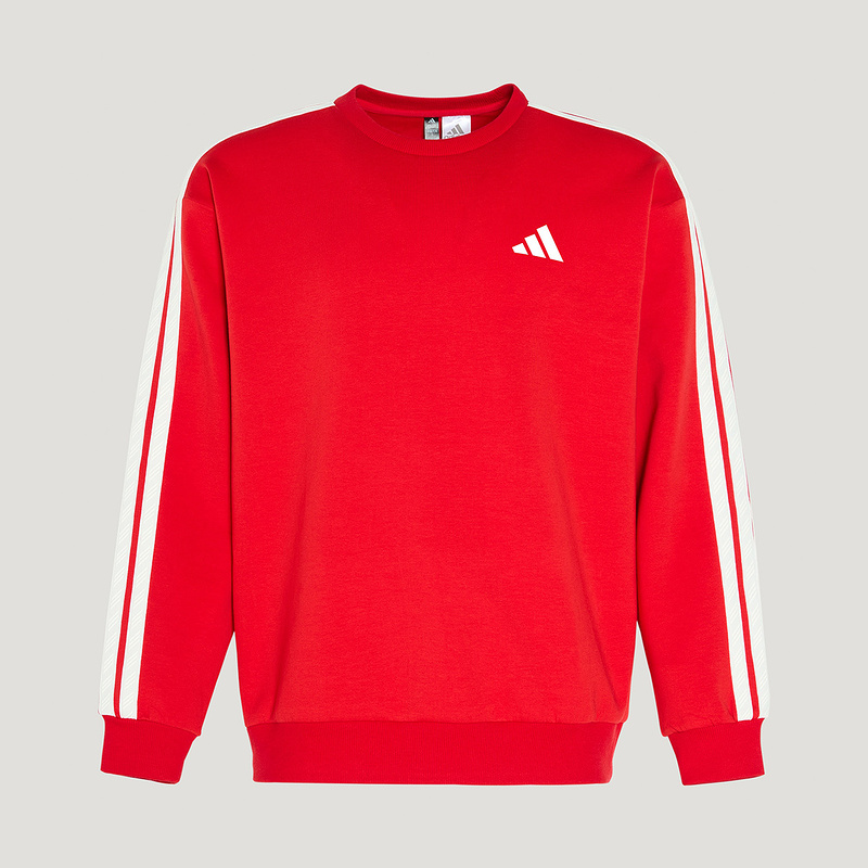 阿迪达斯/adidas男子新年款针织运动休闲宽松套头卫衣 KR2516