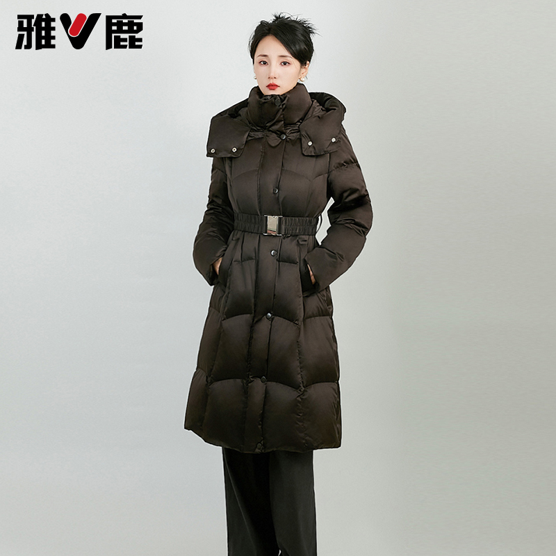雅鹿2025新款羽绒服女款长款羽绒服女款爆款2025新款正品中长款