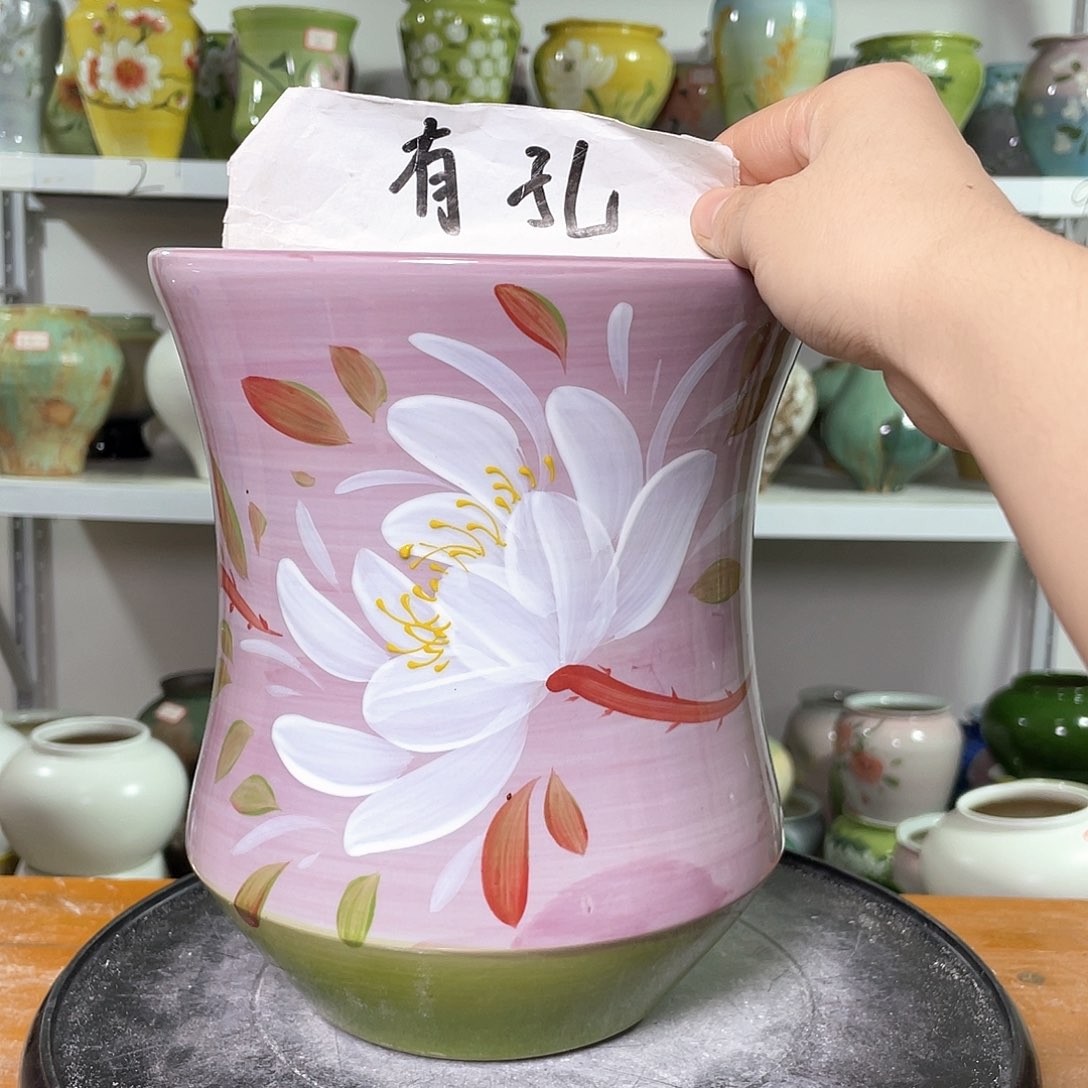 景德镇陶瓷花盆花器暇256