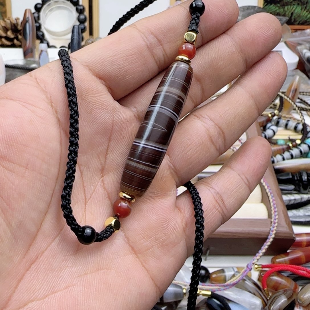 玛瑙/玉髓颈饰未镶嵌安*