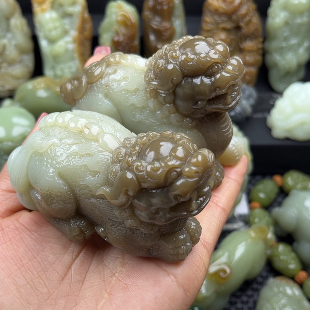 和田玉把件未镶嵌c*