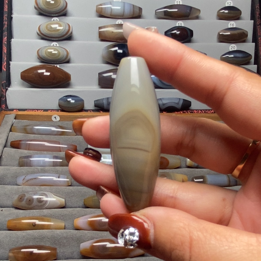 玛瑙/玉髓未镶嵌颈饰玛瑙天珠