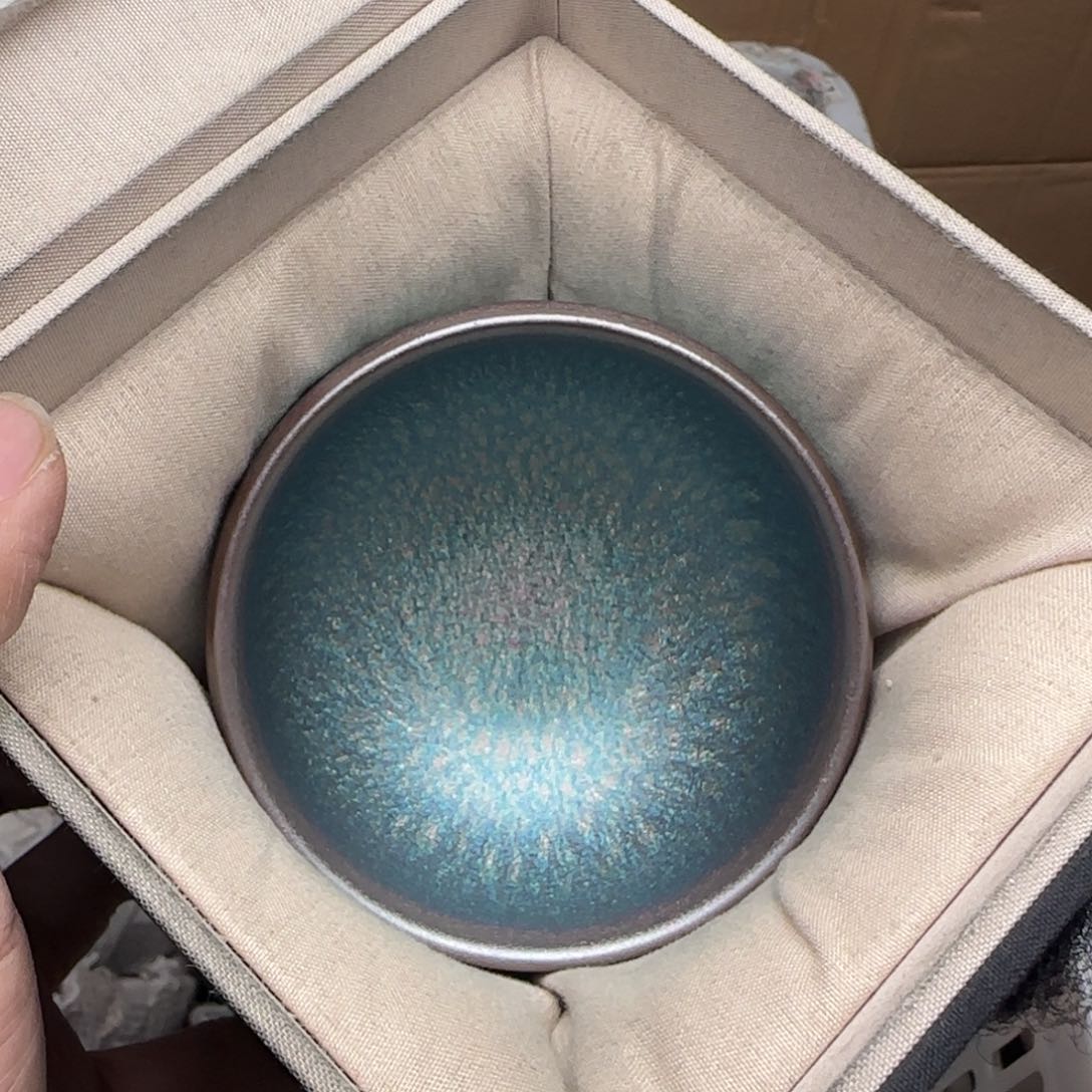 茶盏建盏主人杯配礼盒钵
