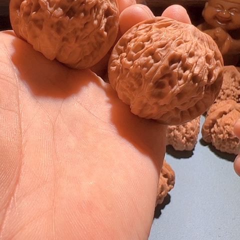 文玩核桃把件磨盘39