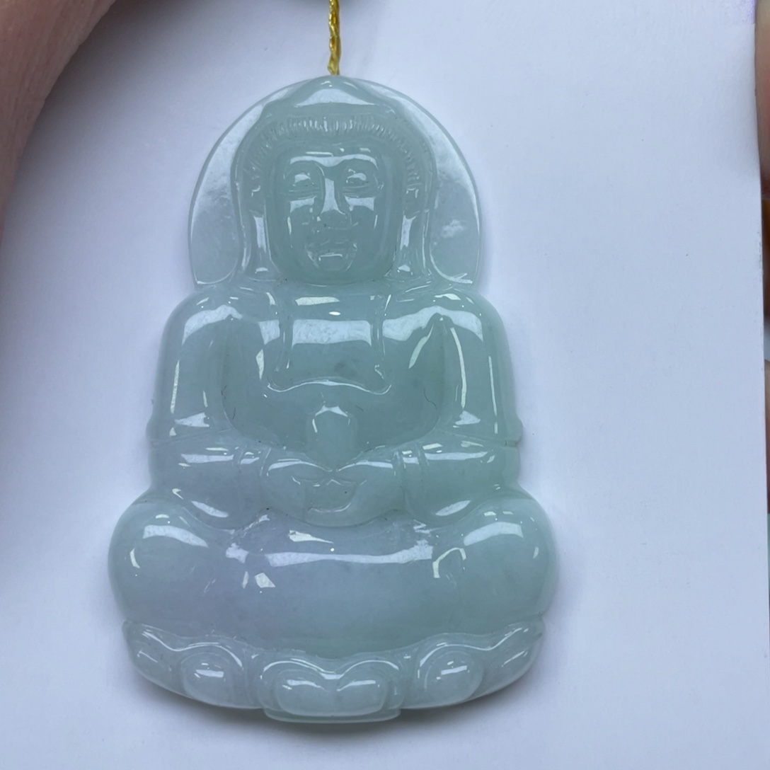 颈饰未镶嵌翡翠观音