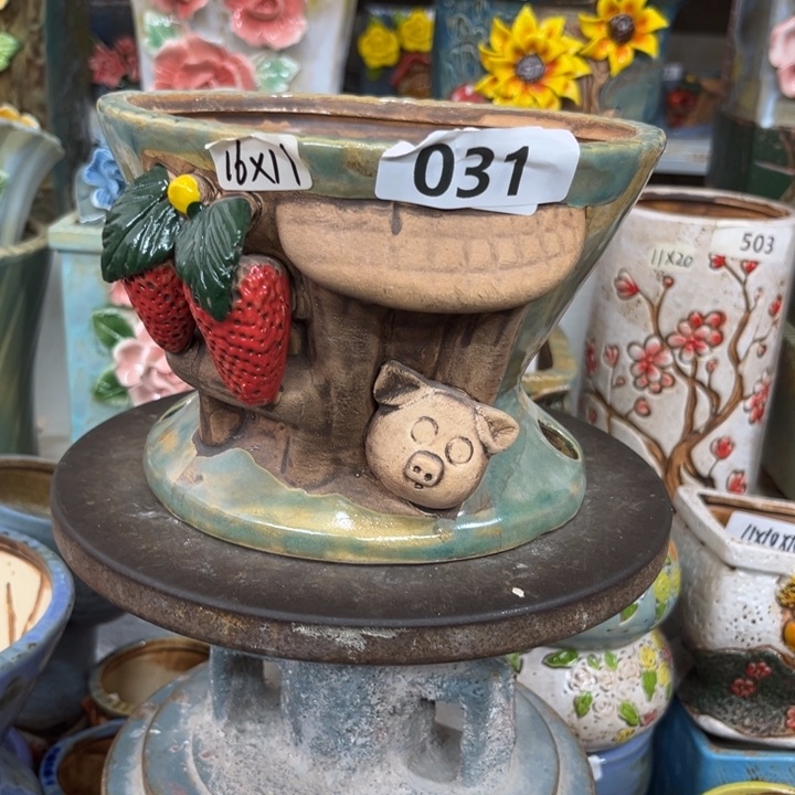 紫砂花盆粗陶材质多肉花盆