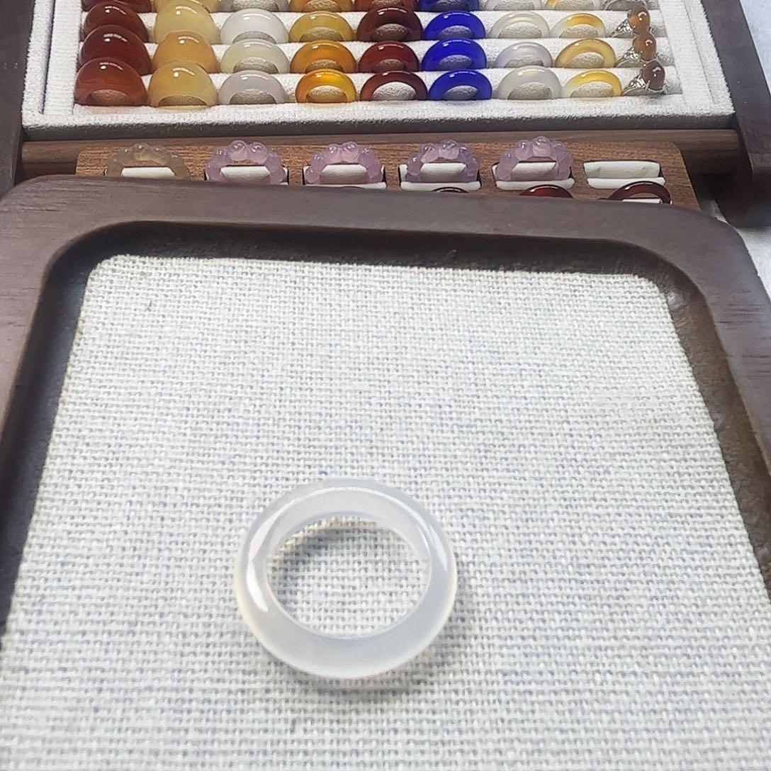 玛瑙/玉髓未镶嵌戒指201港13