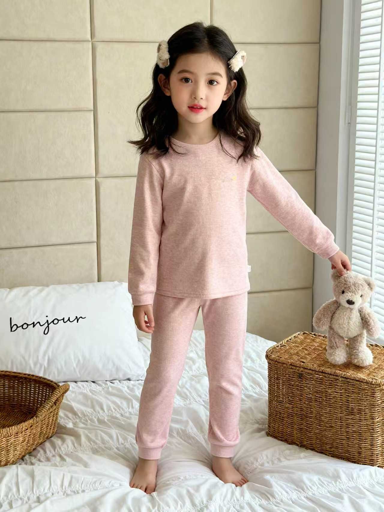 520克10A抗菌加厚款羊毛蚕丝校服神器保暖套装