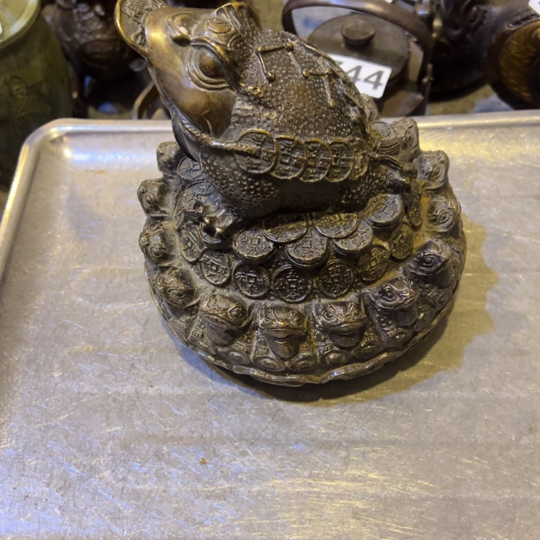 黄铜摆件，文房摆件