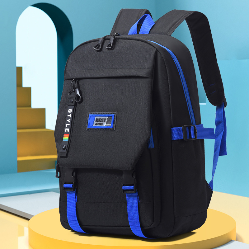 新款小学生书包男儿童双肩 包3-6年级大容量学生包户外包工厂批发