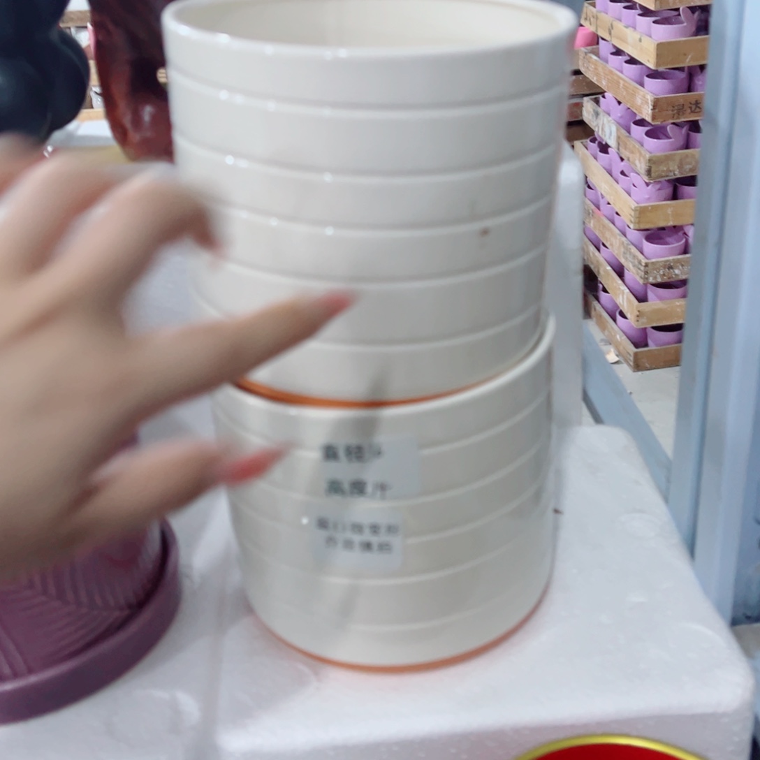有孔，陶瓷花盆满10米包邮发货