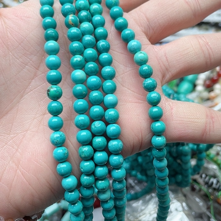 玛瑙/玉髓珠宝半成品合金2条6mm天然松