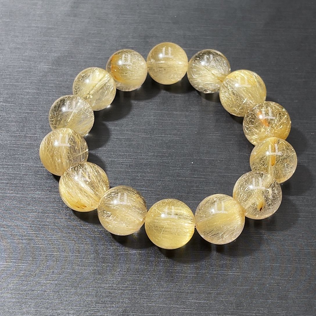 J***8未镶嵌发晶手串维纳斯