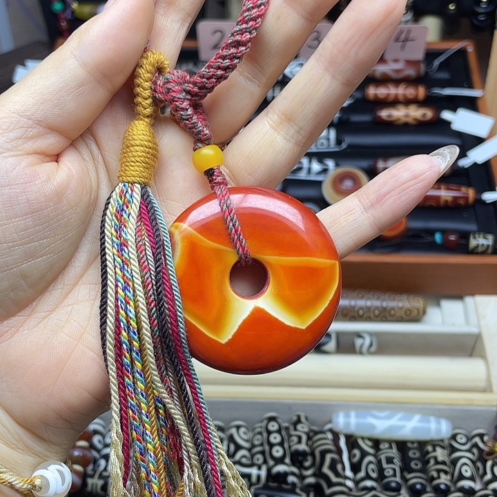 玛瑙/玉髓合金颈饰