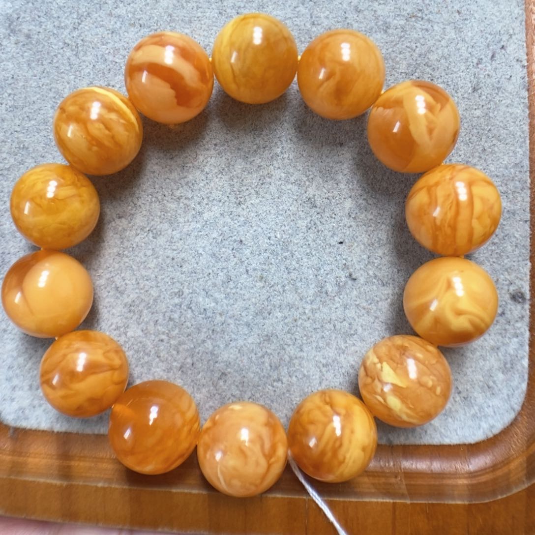 蜜蜡手串未镶嵌蜜蜡