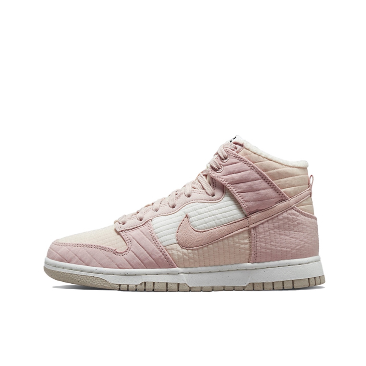 耐克Nike Dunk High LX NN 舒适高帮 板鞋 女款 白粉拼接