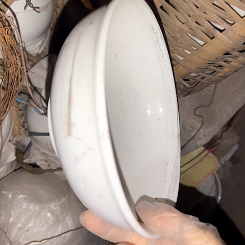 瓷片国营厂库存微瑕18cm