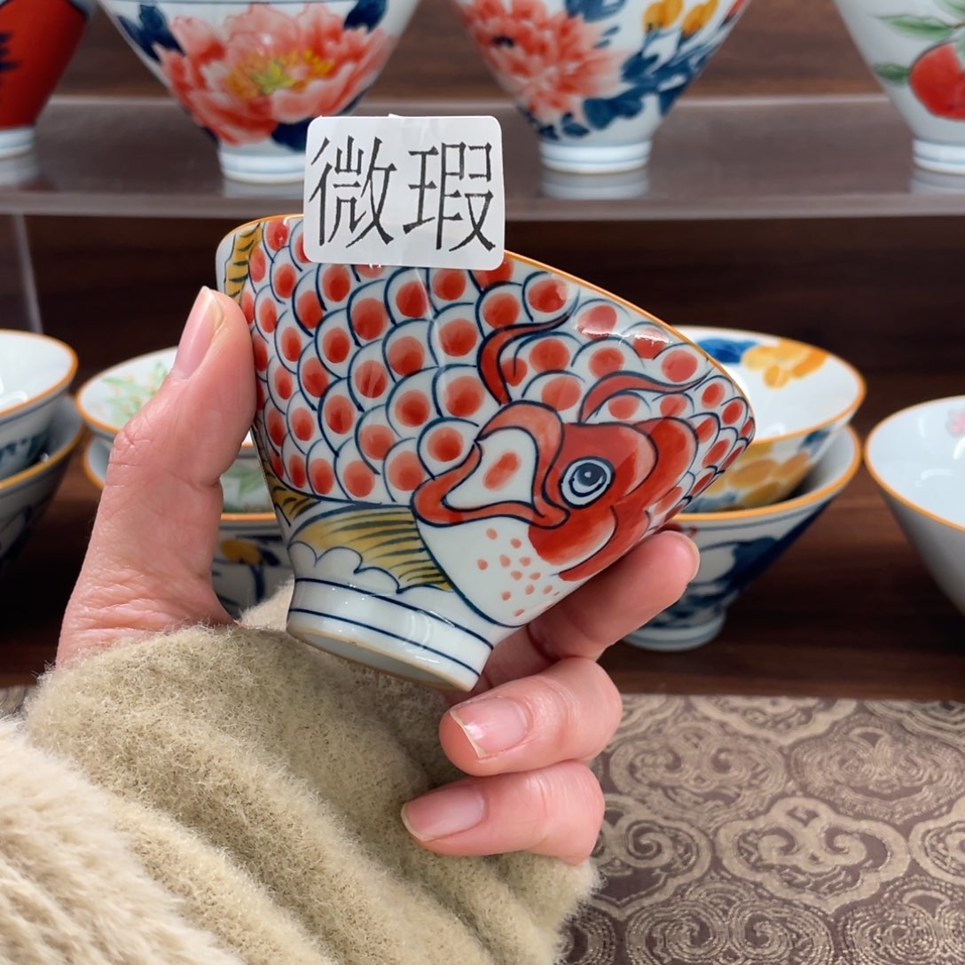 有瑕釉下彩纯手绘