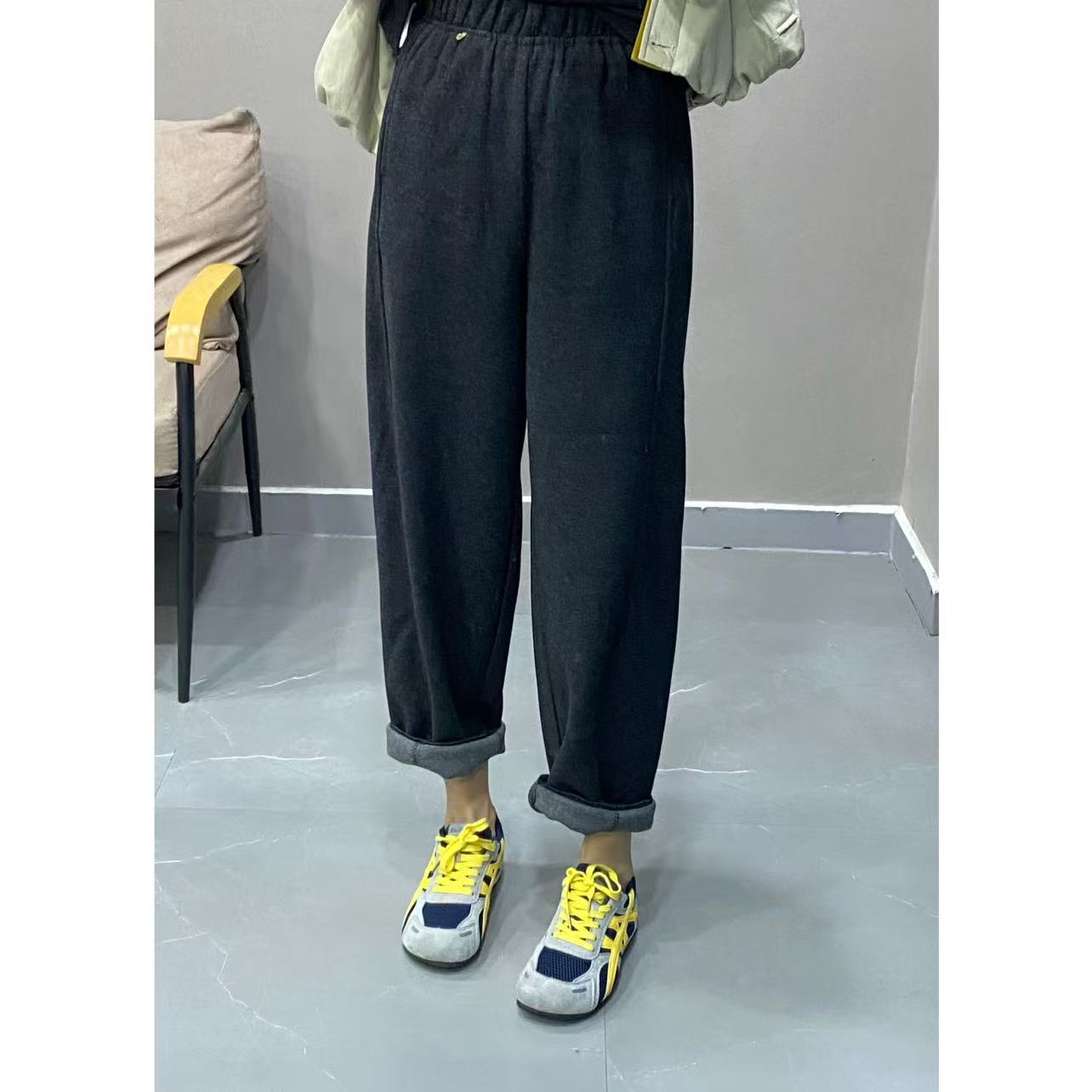【新品】豌豆洋绒休闲裤