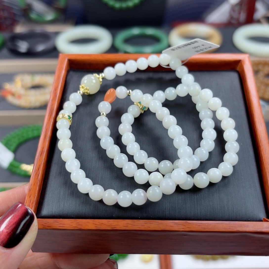 和田玉手链未镶嵌