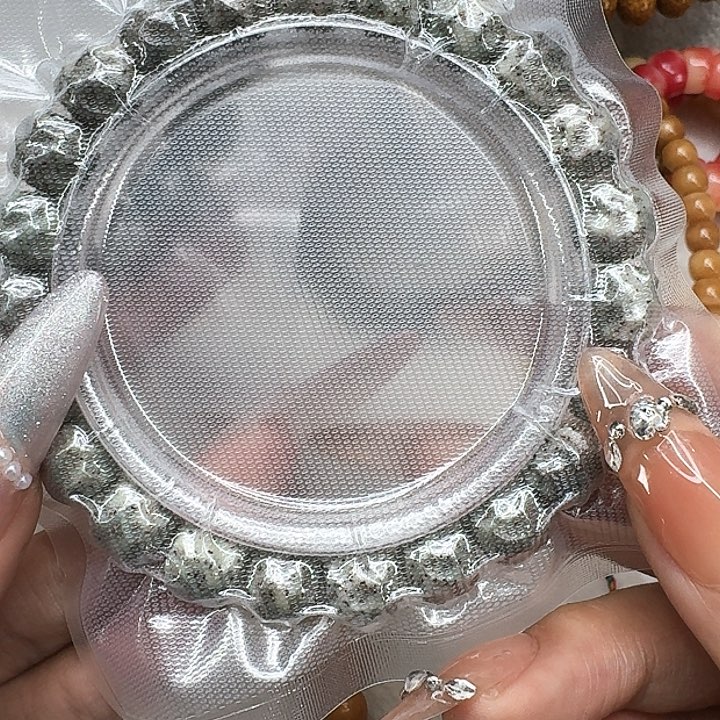 星月菩提手串385传说变态绿星月菩提无相10单圈