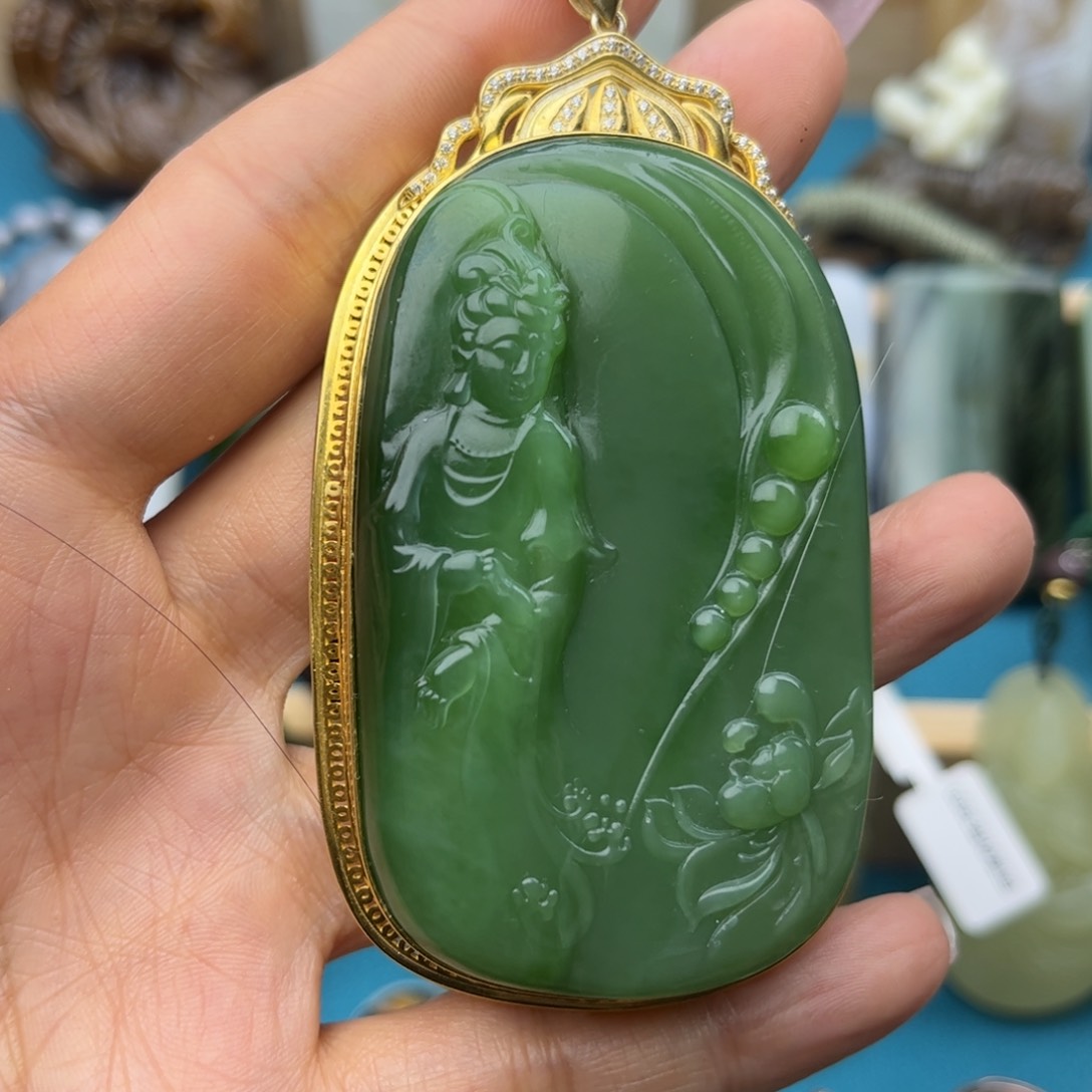 和田玉挂件未镶嵌