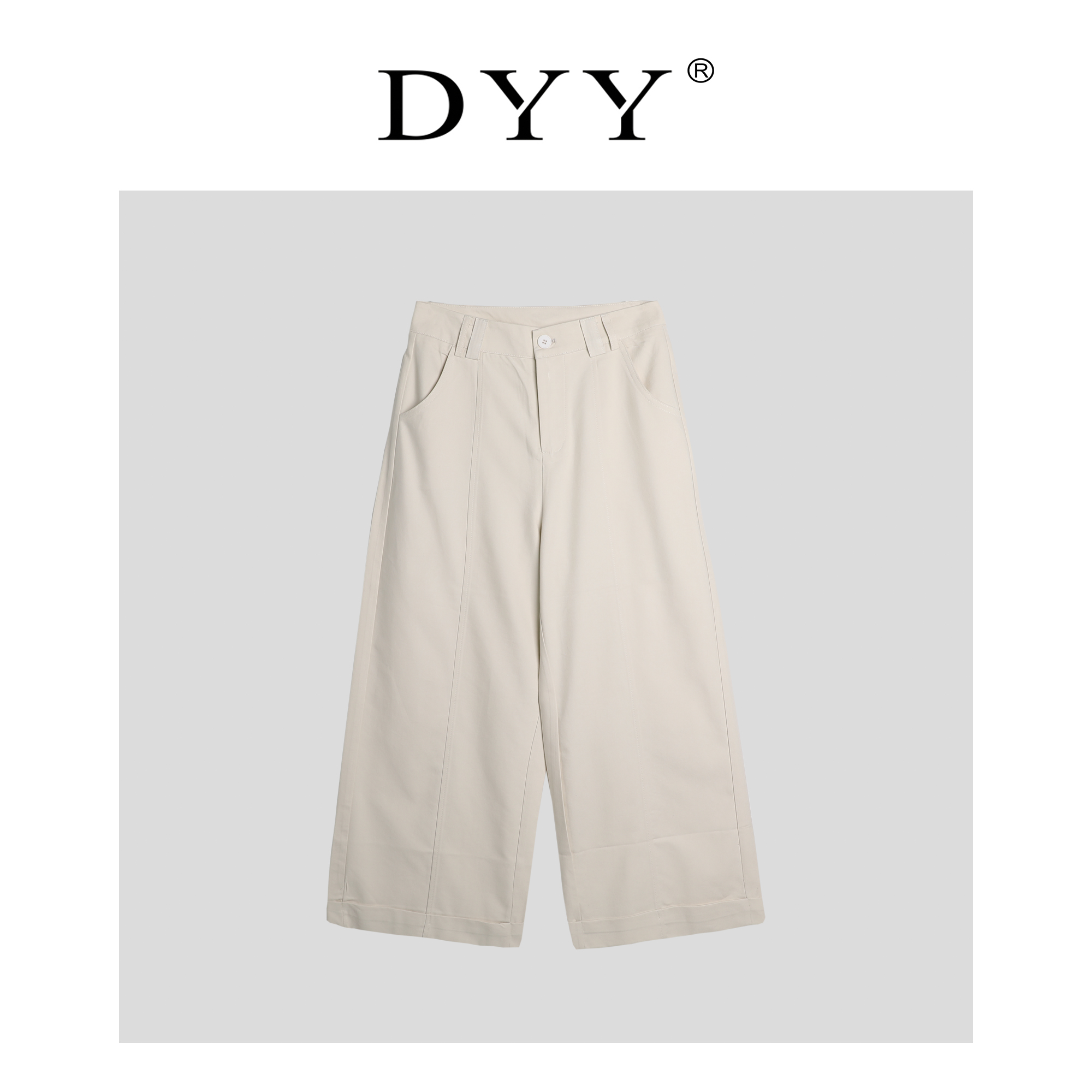 DYY品牌【日杂风】开春新款宽松休闲显瘦阔腿裤YX61023