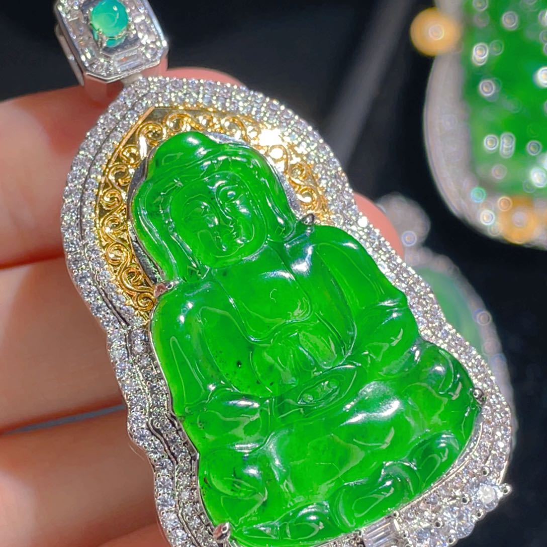 翡翠吊坠(不含链)未镶嵌